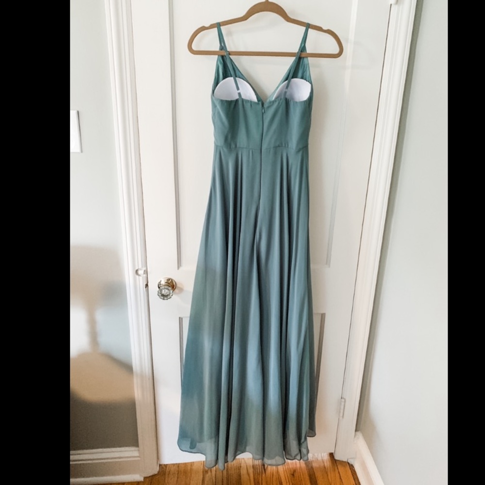 BHLDN XS Eva Dress- Moss - Picture 5 of 5
